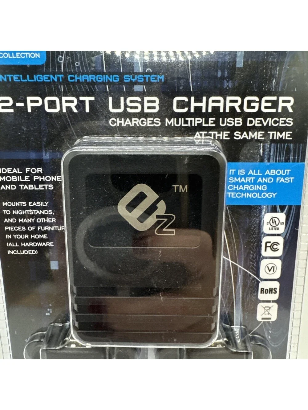 Ez Collection 2 Port usb Charger - New In Packaged - Sealed